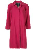 Burberry Pre-owned Long Sleeve Coat - Pink