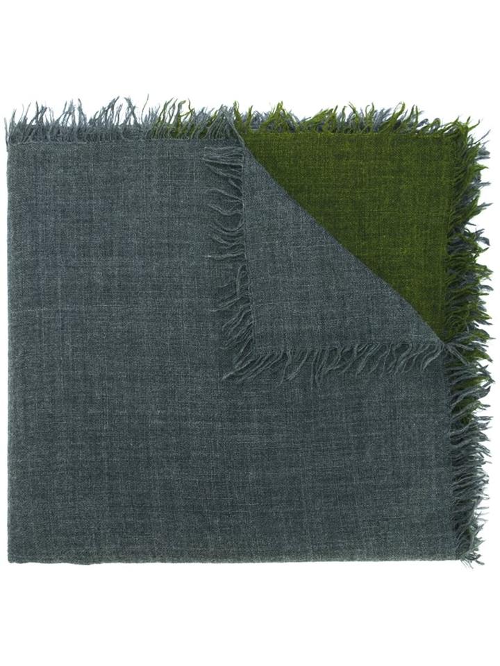 Faliero Sarti 'new Corners' Scarf, Women's, Grey, Silk/virgin Wool
