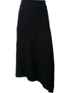 Tibi Oragami Skirt, Women's, Size: Small, Black, Merino