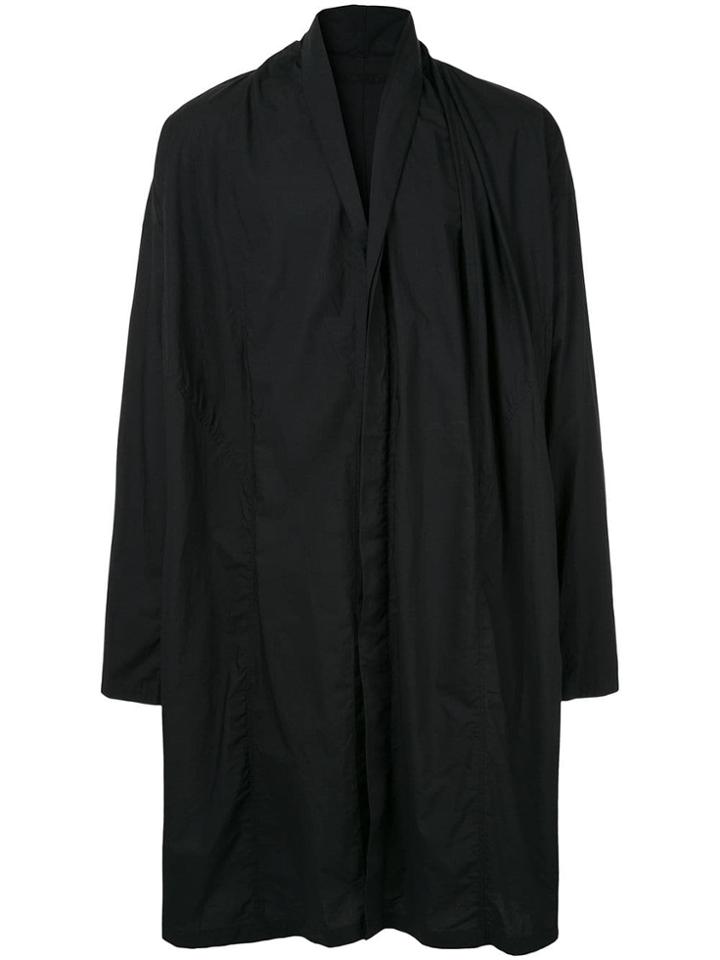 Julius Shawl Lapel Coat - Black
