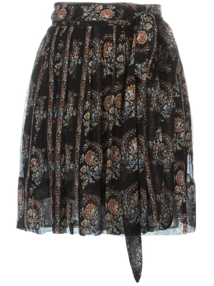 Isabel Marant Étoile - 'sistle' Wrap Skirt - Women - Silk/viscose - 36, Black, Silk/viscose