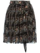 Isabel Marant Étoile - 'sistle' Wrap Skirt - Women - Silk/viscose - 36, Black, Silk/viscose