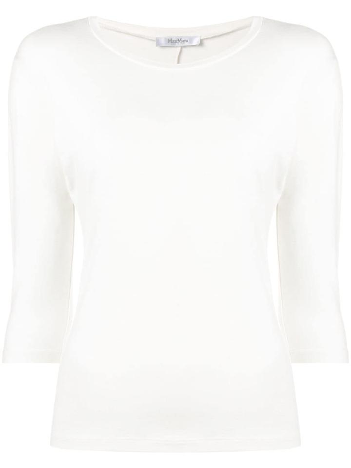 Max Mara Plain T-shirt - White