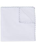 Brunello Cucinelli Embroidered Trim Handkerchief - White