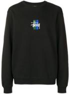 Stussy Embroidered Logo Sweatshirt - Black