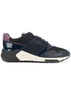 Geox Panelled Sneakers - Blue