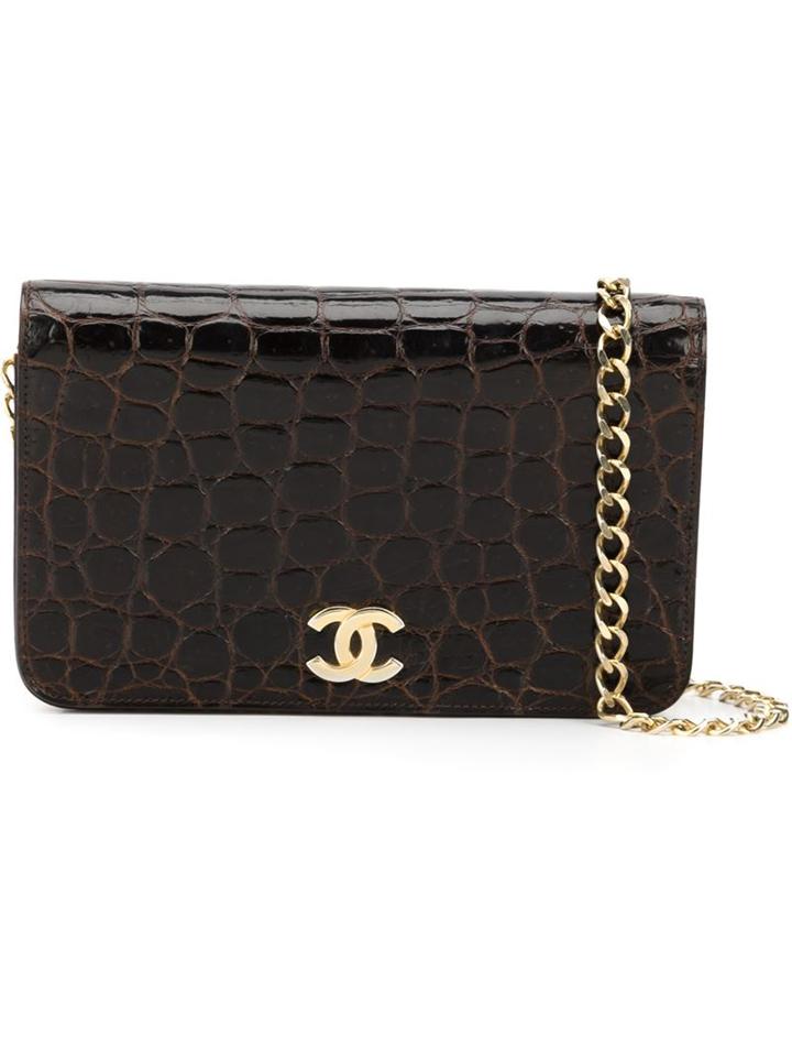 Chanel Vintage Flap Shoulder Bag, Women's, Black