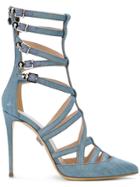 Philipp Plein Strappy Ankle Pumps - Blue