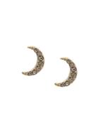Isabel Marant Full Moon Crystal Earrings - Gold