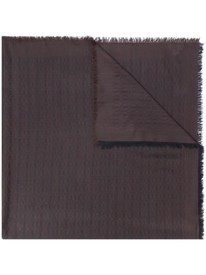 Sonia Rykiel Printed Fringe Scarf - Brown