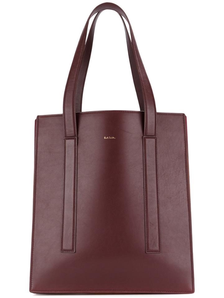 Paul Smith Logo Tote Bag - Pink & Purple