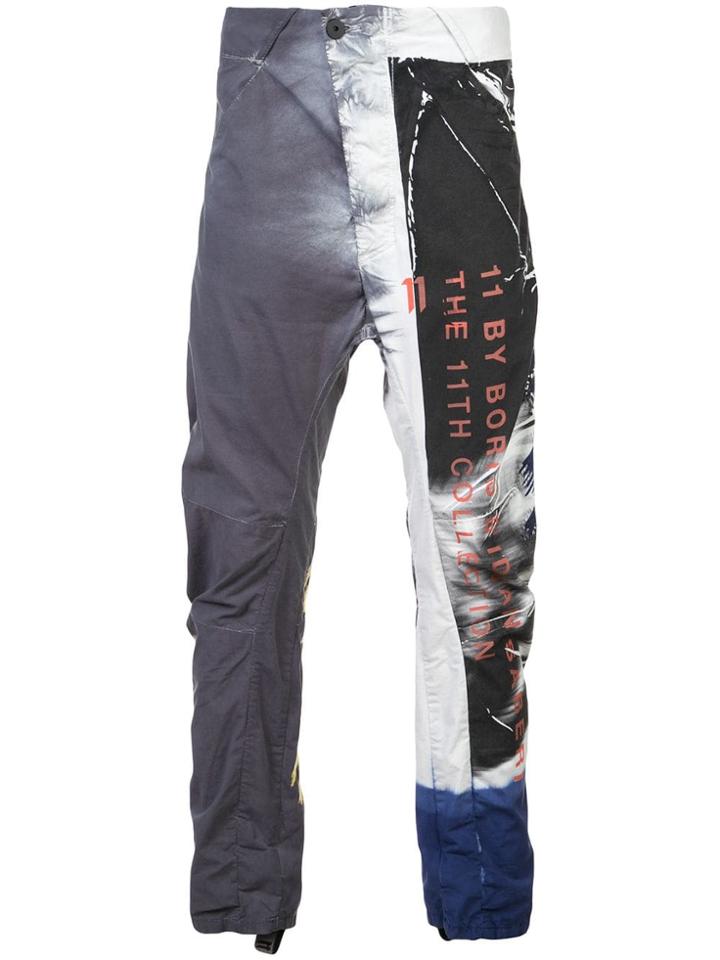 11 By Boris Bidjan Saberi Printed Straight Trousers - Unavailable