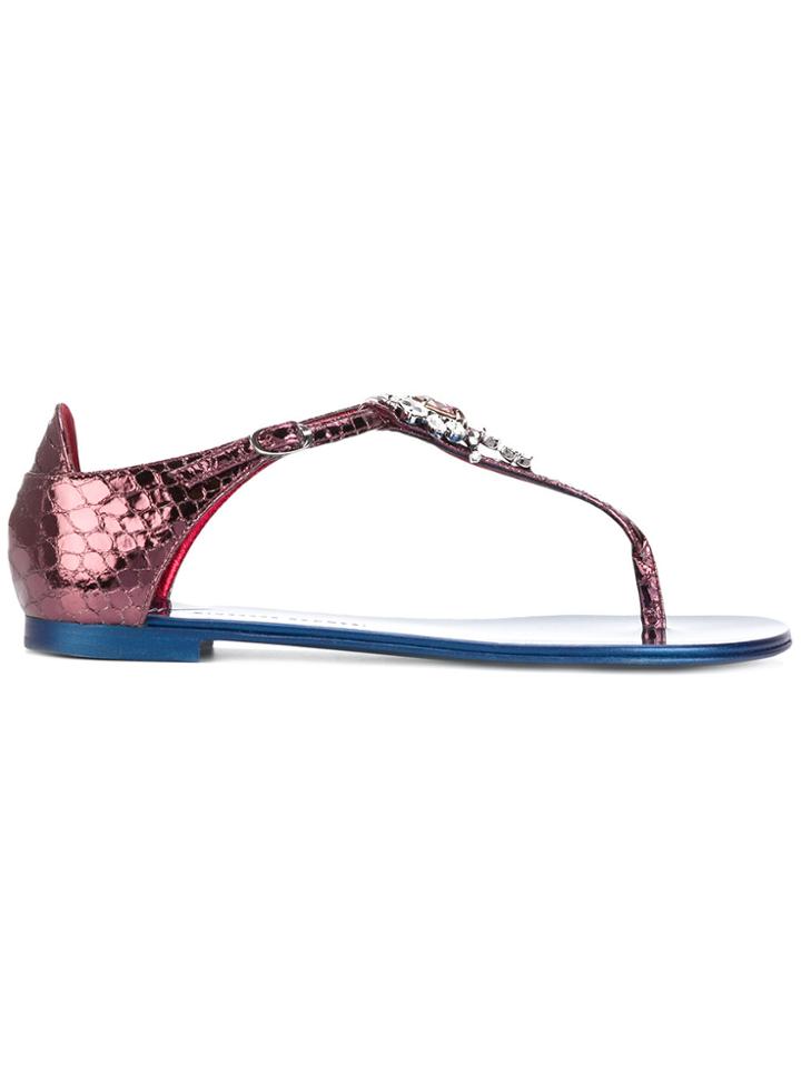 Giuseppe Zanotti Design Iole Sandals - Pink & Purple