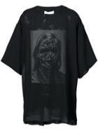 Strateas Carlucci - Surveil Double Marco T-shirt - Men - Polyester - Xs, Black, Polyester
