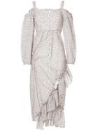 Irene Off Shoulder Dress - Nude & Neutrals