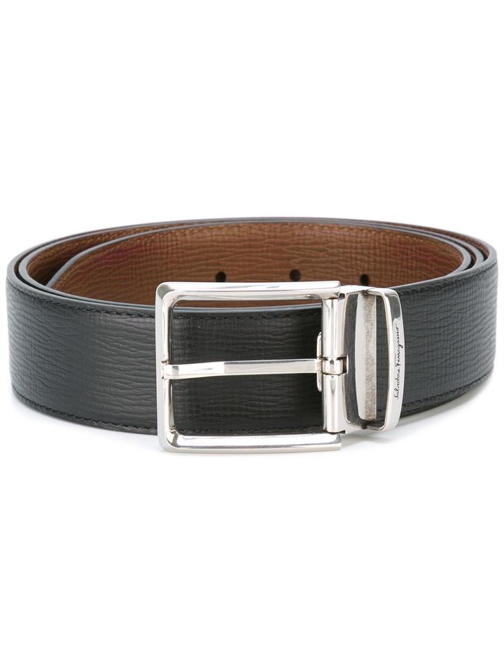 Salvatore Ferragamo - Classic Belt - Men - Calf Leather - 105, Black, Calf Leather