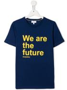 Dkny Kids 'we Are The Future' T-shirt - Blue
