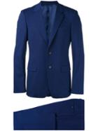 Prada Two-piece Suit, Men's, Size: 50, Blue, Spandex/elastane/cupro/wool
