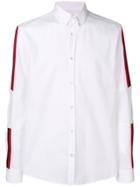 Les Hommes Urban Stripe Detail Shirt - White