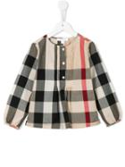 Burberry Kids New Classic Check Blouse, Girl's, Size: 10 Yrs, Black