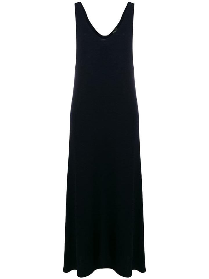 Roberto Collina Long Sleeveless Dress - Blue