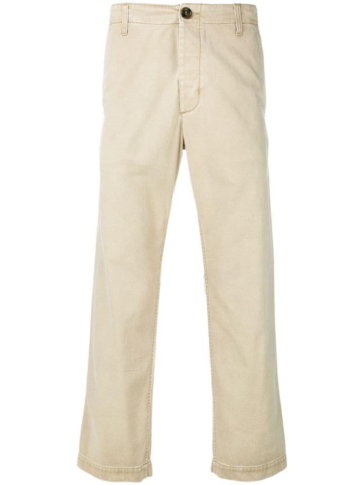 Gucci Cropped Chino Trousers - Neutrals