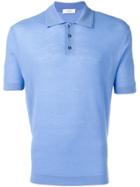 Pringle Of Scotland Merino Wool Polo Shirt - Blue