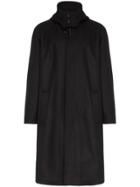 Lou Dalton X Gloverall Hooded Cashmere And Wool Duffle Coat - Blue