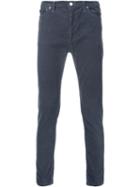 Cityshop Corduroy Skinny Trousers, Men's, Size: Large, Grey, Cotton/polyethylene