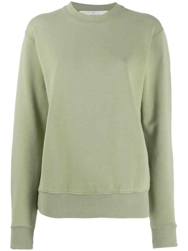 Golden Goose Contrast Star Sweatshirt - Green