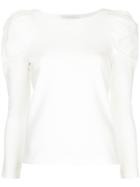Estnation Puff Sleeve Shirt - White