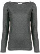 Brunello Cucinelli Glitter Slim Fit Top - Grey