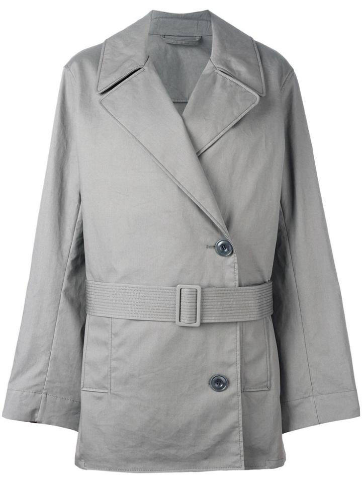 Lemaire Short Trench Coat - Grey