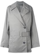 Lemaire Short Trench Coat - Grey