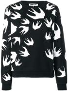 Mcq Alexander Mcqueen Bird Detail Sweatshirt - Black