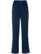 Steffen Schraut Side-stripe Tailored Trousers - Blue