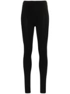 Alexandra Golovanoff High Waisted Cashmere Leggings - Black