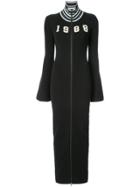 Fenty X Puma Zip-up Sweater Maxi Dress - Black