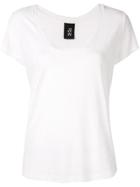 Thom Krom T-shirt With Distressed Details - White