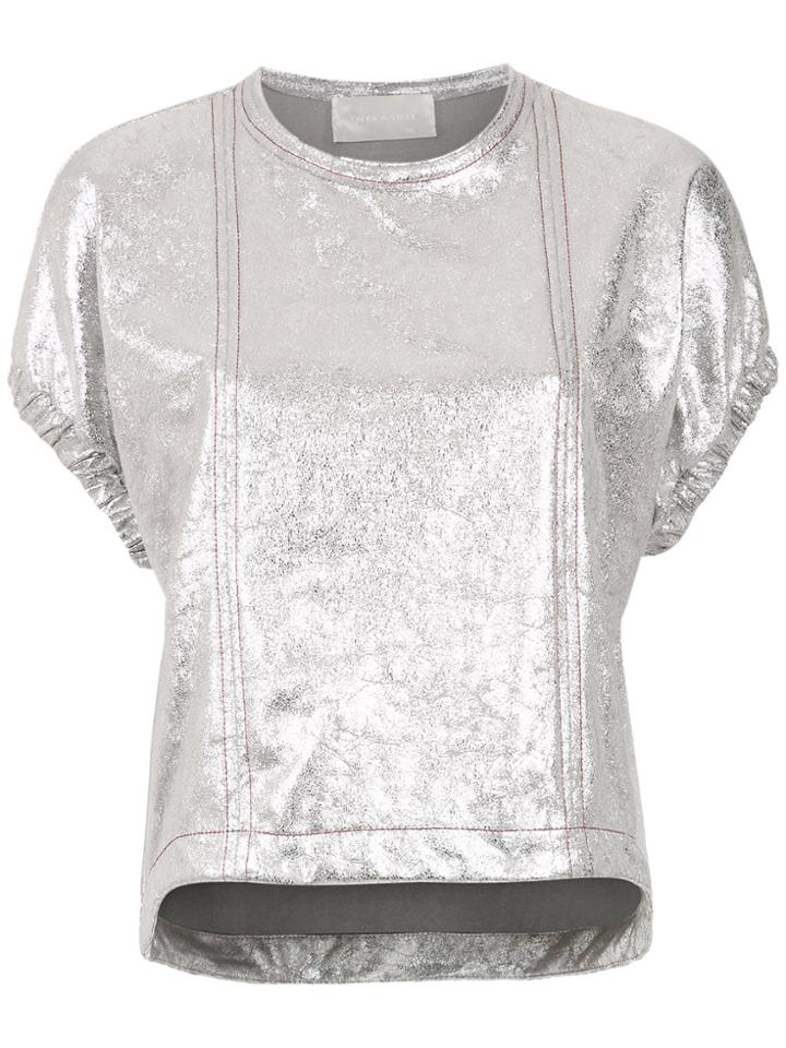 Lilly Sarti Panelled Blouse - Grey