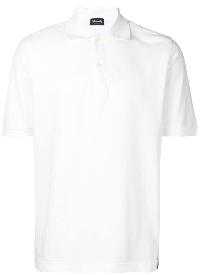 Drumohr Short-sleeved Polo Shirt - White