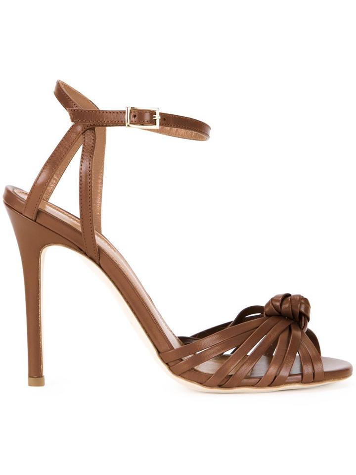 Scanlan Theodore Front Knot Stiletto Sandals