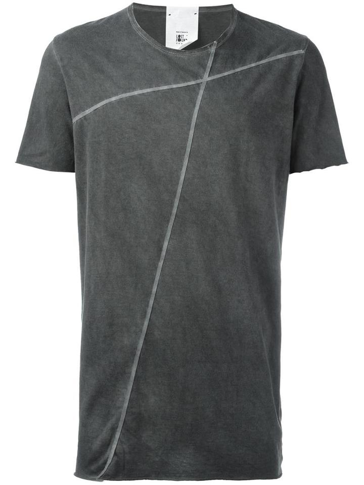 Lost & Found Rooms Stripe Detailing T-shirt, Men's, Size: Xl, Grey, Cotton