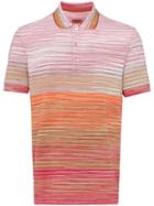 Missoni Striped Cotton Polo Shirt - S3038 Multicoloured