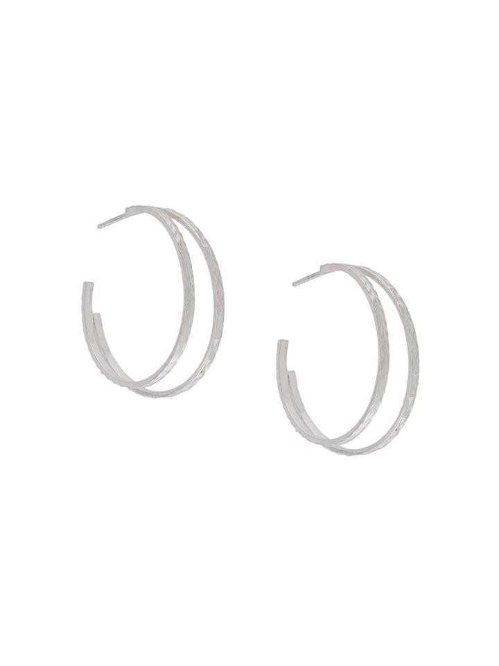 Wouters & Hendrix A Wild Original! Statement Textured Double Hoop