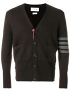 Thom Browne 4-bar Stripe Milano Stitch Merino Cardigan