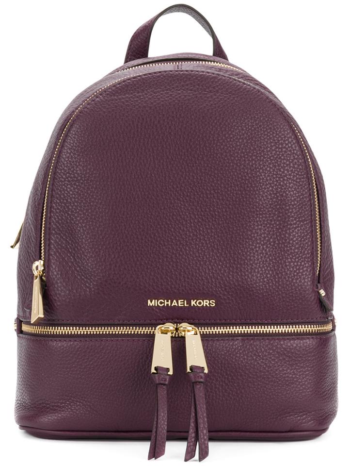 Michael Michael Kors Rhea Medium Backpack - Pink & Purple