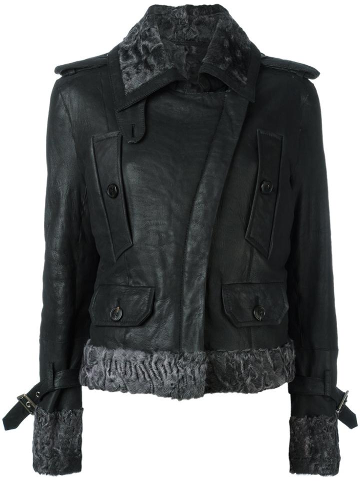 Christian Dior Vintage Leather Jacket - Black