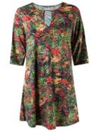 Lygia & Nanny Printed Tunic Dress, Women's, Size: 42, Polyamide/spandex/elastane