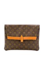 Louis Vuitton Pre-owned Monogram Clutch Bag - Brown